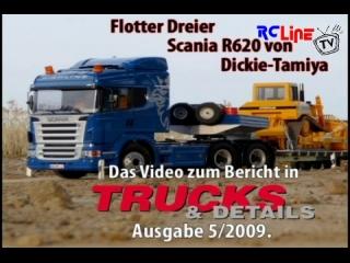 Flotter Dreier: Scania R620 von Dickie-Tamiya