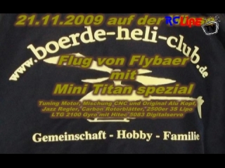 21.11.09 Flybaer mit Minitian Spezial auf dem Fluggelnde