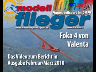 DANACH >: Modellflieger Magazin: Foka 4 von Valenta