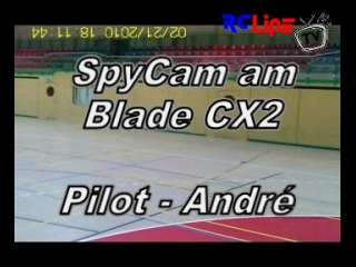 DANACH >: Hallenvideo vom Blade CX2 als Kameramann