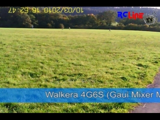 Walkera 4G6S kmpft gegen den Wind and fliegt in den Sonnenuntergang