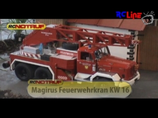 DANACH >: Magirus Kran Feuerwehr KW16