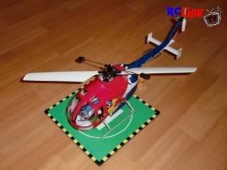 Bo 105 Red Bull Umbau auf Single Rotor Kestrel Mechanik